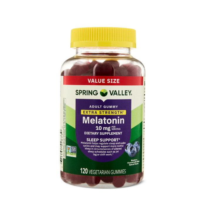 Spring Valley Vegetarian Melatonin Gummies- 10 mg- 120 ct