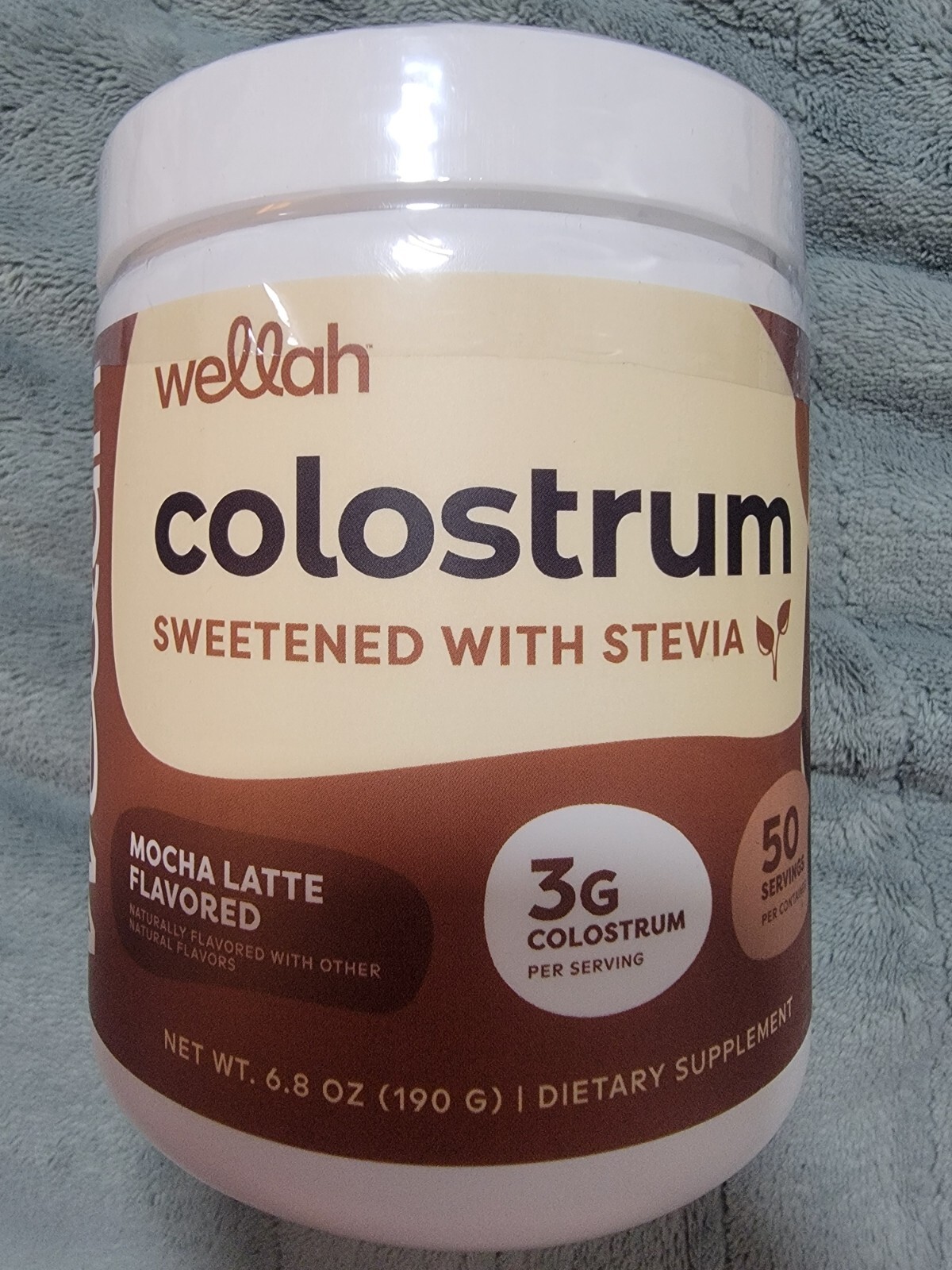 30% IgG Colostrum Mocha Latte Flavored Immune Skin and Nail Support Supplement