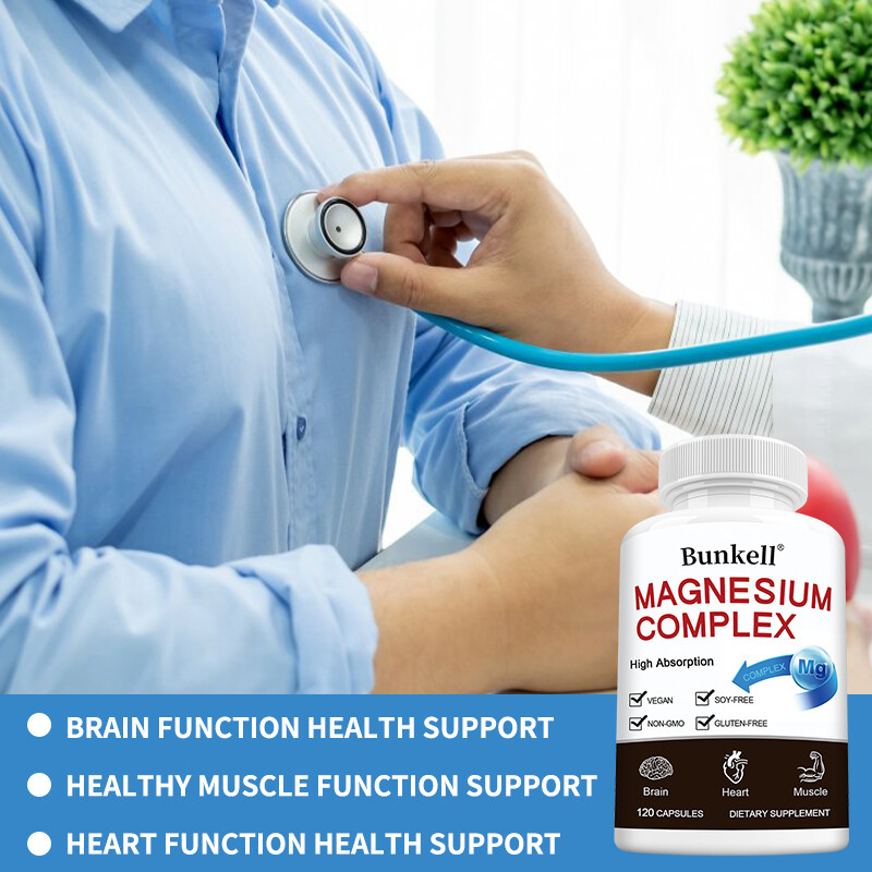 Magnesium Complex High Absorption Supplement Magnesium Glycinate Citrate Malate
