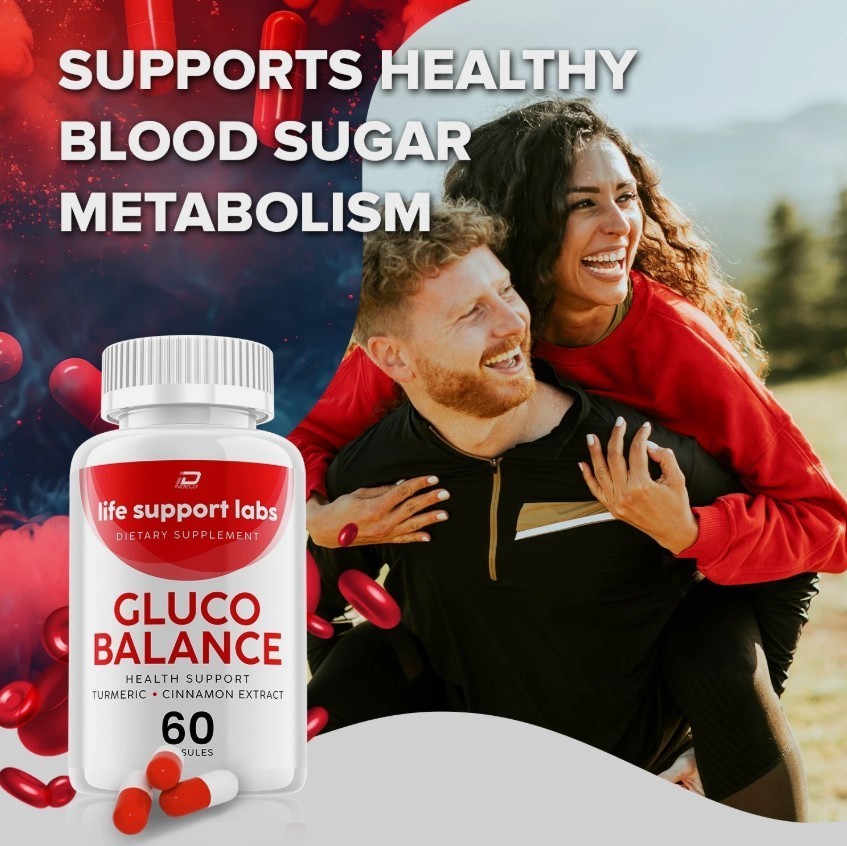 Life Support Gluco Balance Support Pills Vitamin Supplement 60 Capsules (2-Pack)
