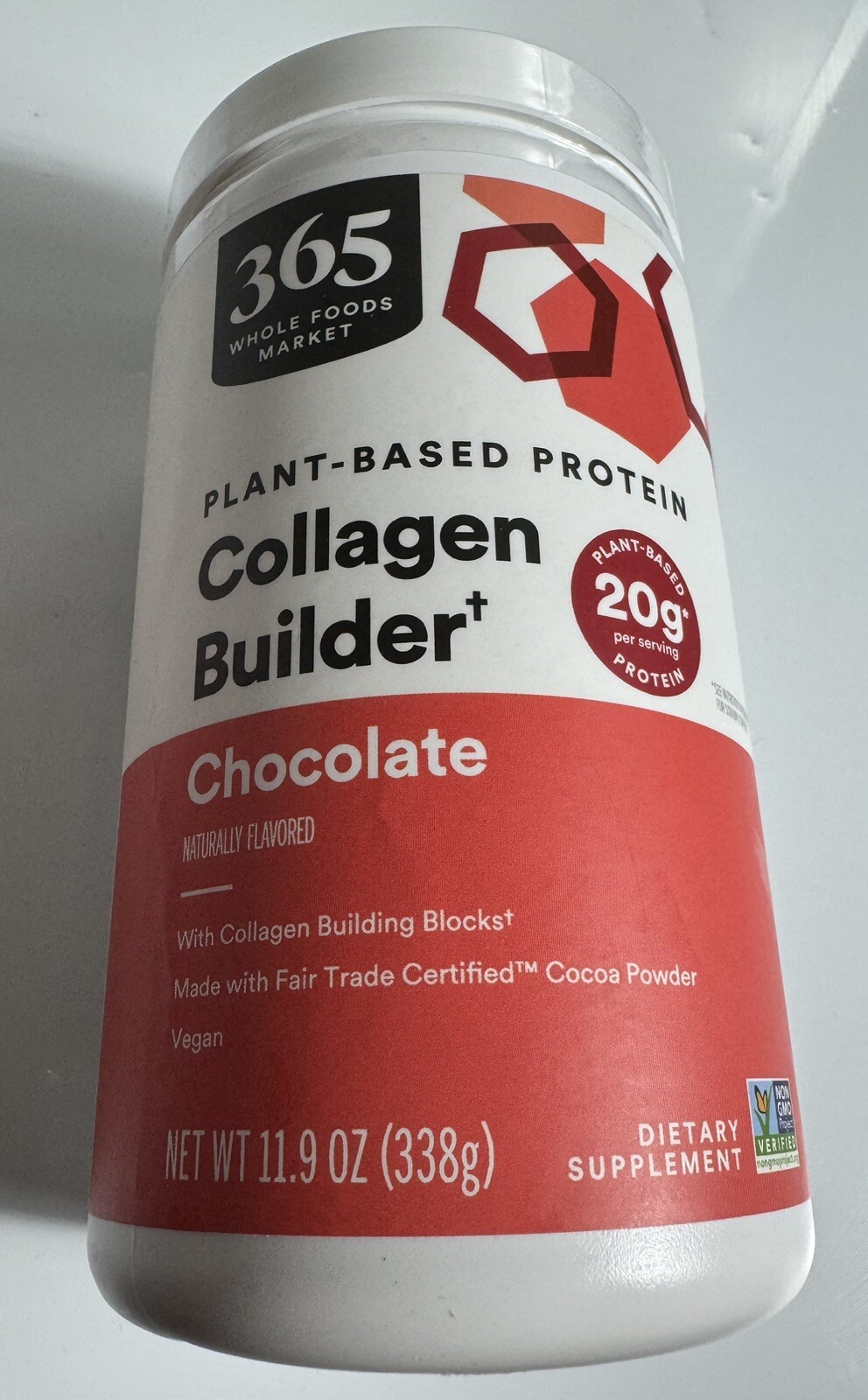 Whole Foods Plant – Based Protein Collagen Builder, 11.9oz (338 g)Exp.10/08/2025