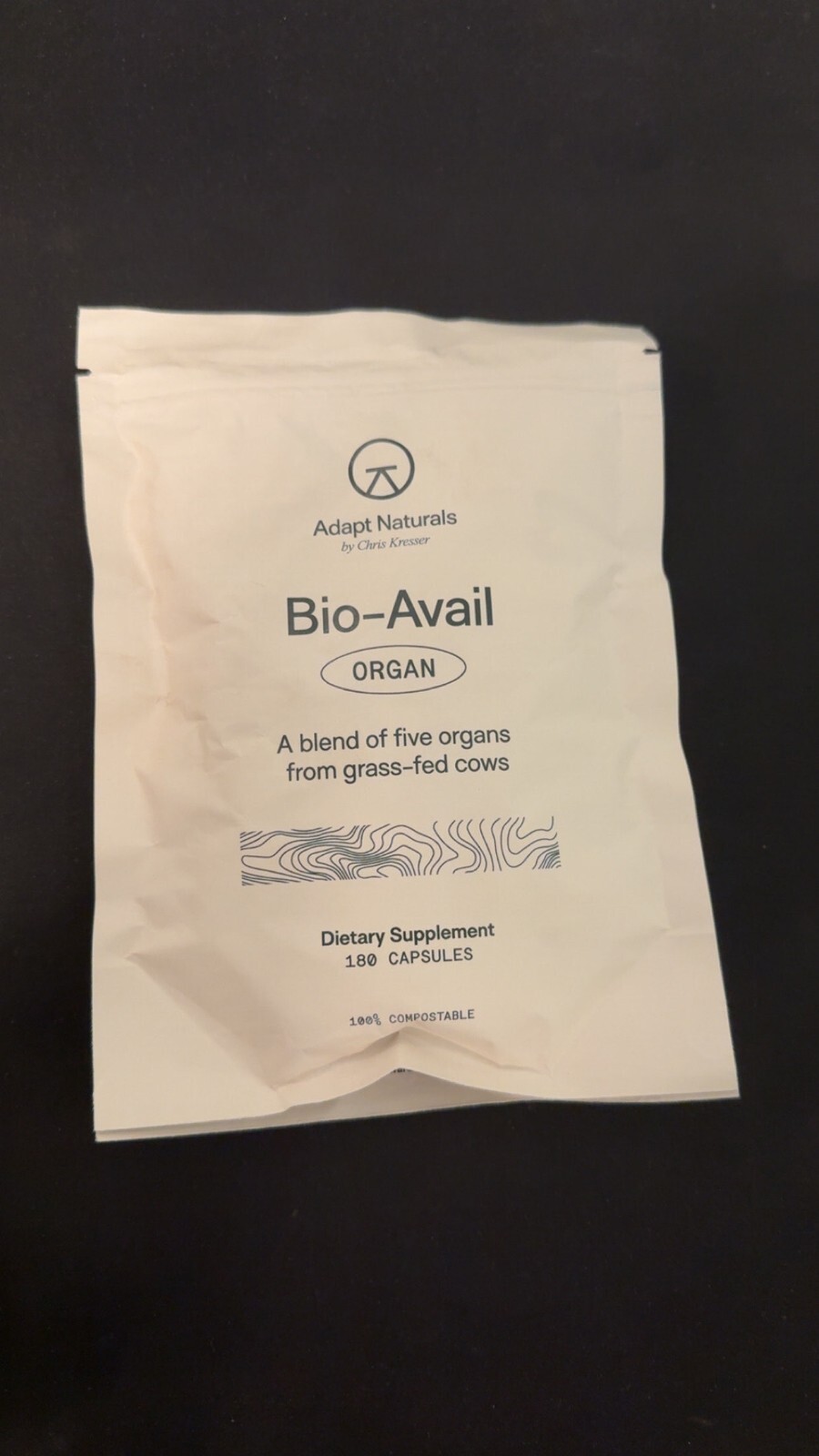Adapt Naturals Bio Avail Organ – Dietary Supplement, 180 caps, Exp 04/12/26