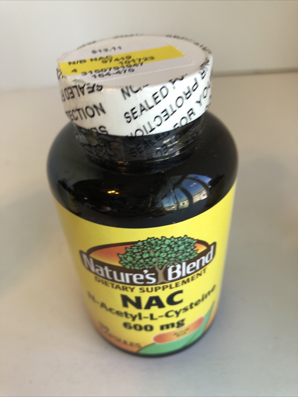 3 Bottles Nature’s Blend NAC N-Acetyl-L-Cysteine 600mg 100ct Capsules Each