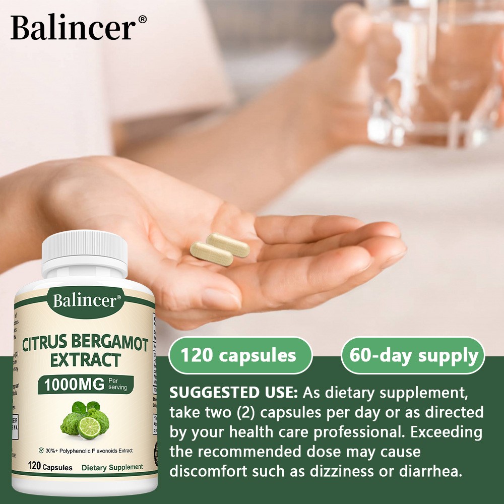 Bergamot Extract 30/60/120capsules – Maintain cardiovascular health, antioxidant