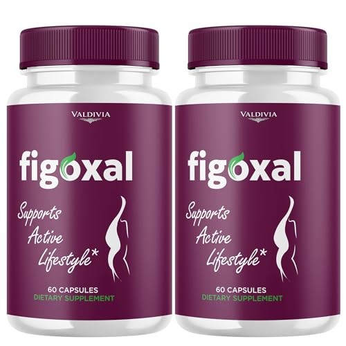 Figoxal Digestive Health Balance Supplement Capsules Gut Support 2 Pack 120Ct