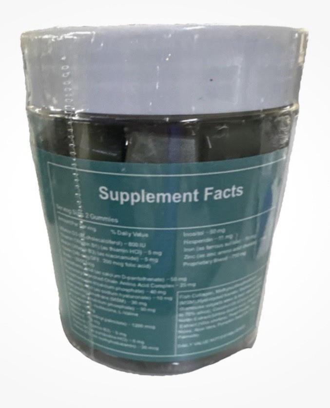 Revive Seaweed Vitamin D3 B6 Zinc Iron Hair Skin Nail Nutritional Gummies