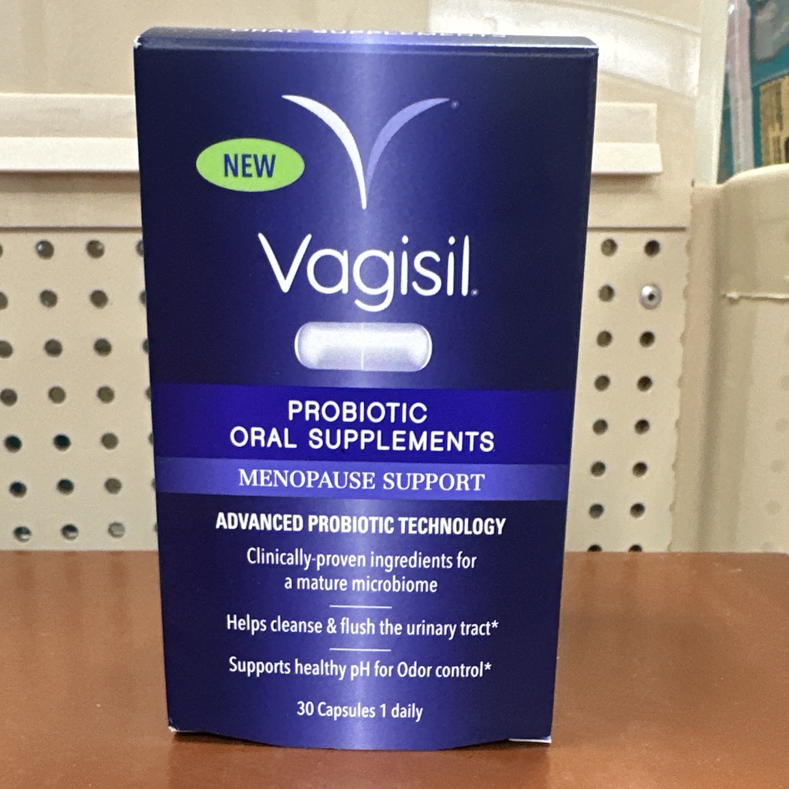 Vagisil Probiotic Menopause & Urinary Tract Support Capsules 400mg 30ct