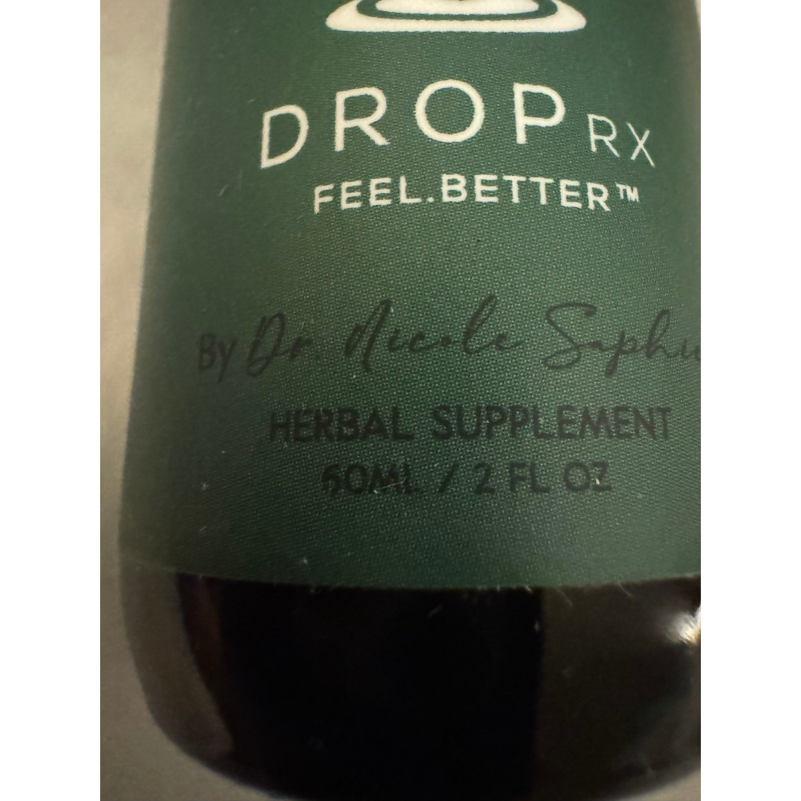 DropRx Focus Organic Herbal Supplement Drops Brain/Memory Support 2 fl oz NIB