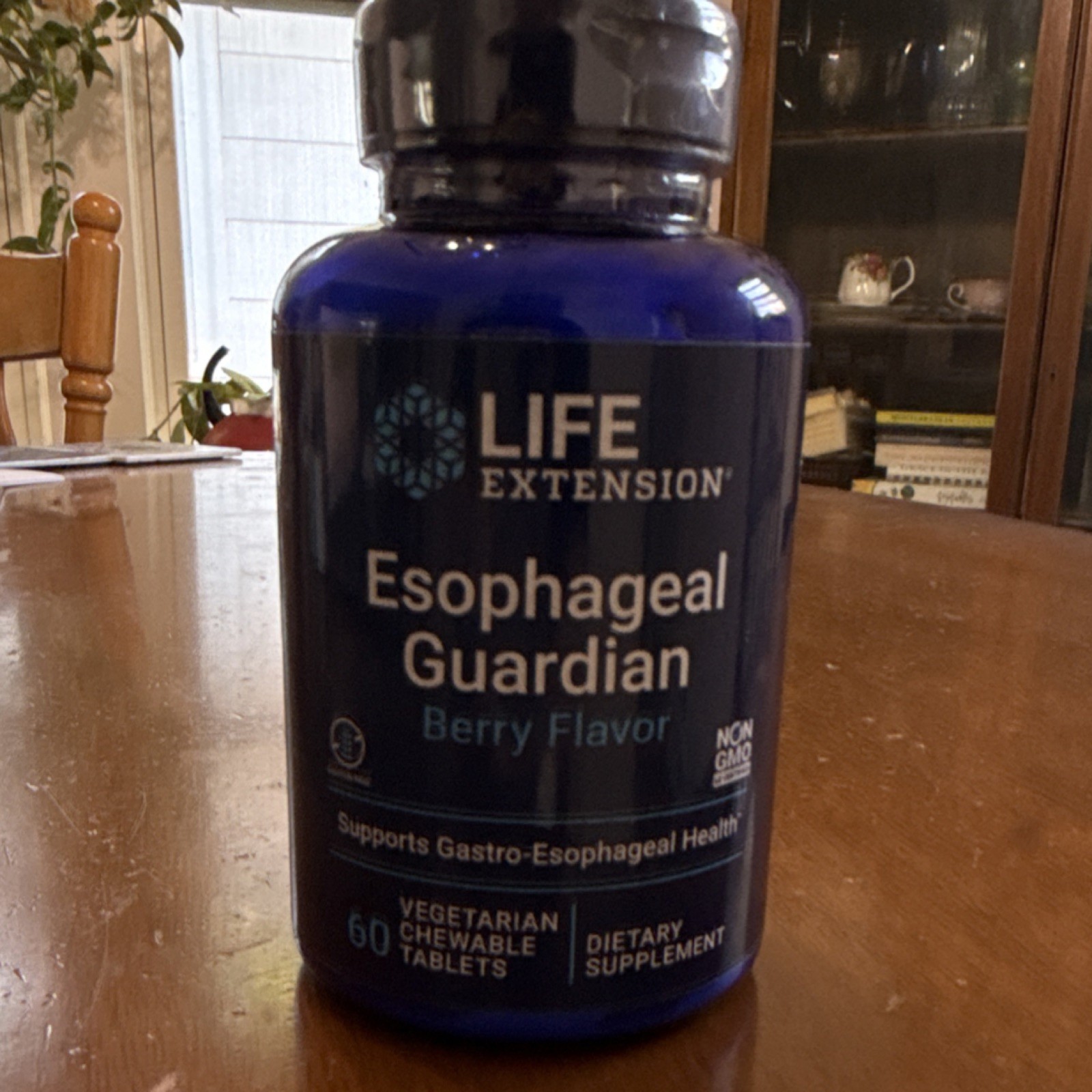 Life Extension Esophageal Guardian Berry Vegetarian 60ct Exp 08/2026 MPN 32217