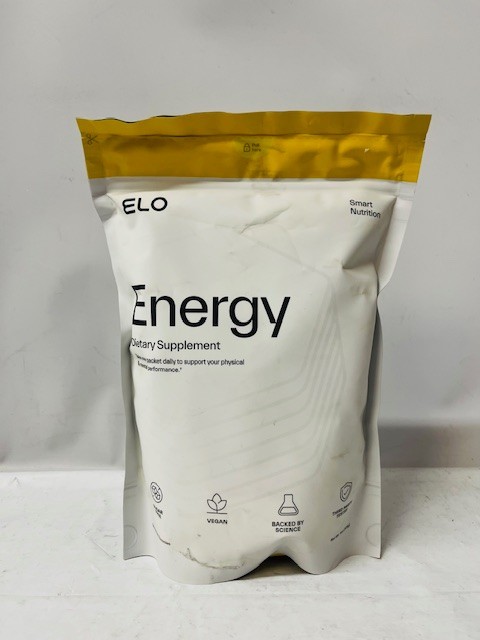ELO Energy Gummies, Mixed Berry Flavor, 28 Packets/Servings- NEW/SEALED