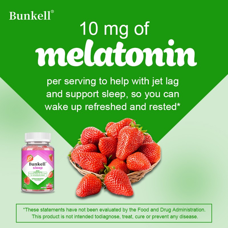 Sleep Support Gummies – with Chamomile & Lemon Balm for Restful Sleep