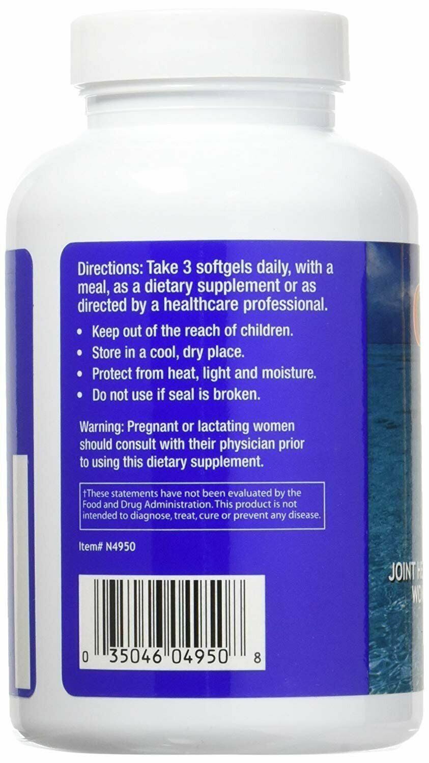 Glucoflex Omega 3-6-9 Essential Fatty Acids Softgels Dietary Supplement 20 Count