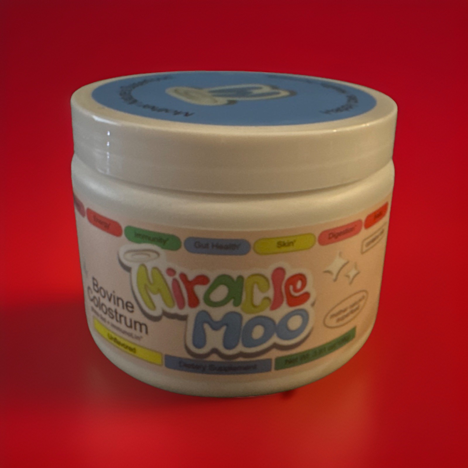 Miracle Moo Bovine Colostrum Powder 2.3 oz Immunity Gut Health Skin Exp 06/27