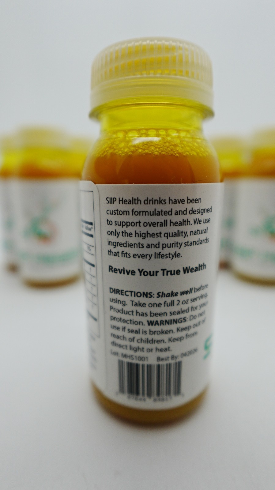 SIIP Health 10 Bottles Dietary Supplement All Natural Drink Exp 4/2026
