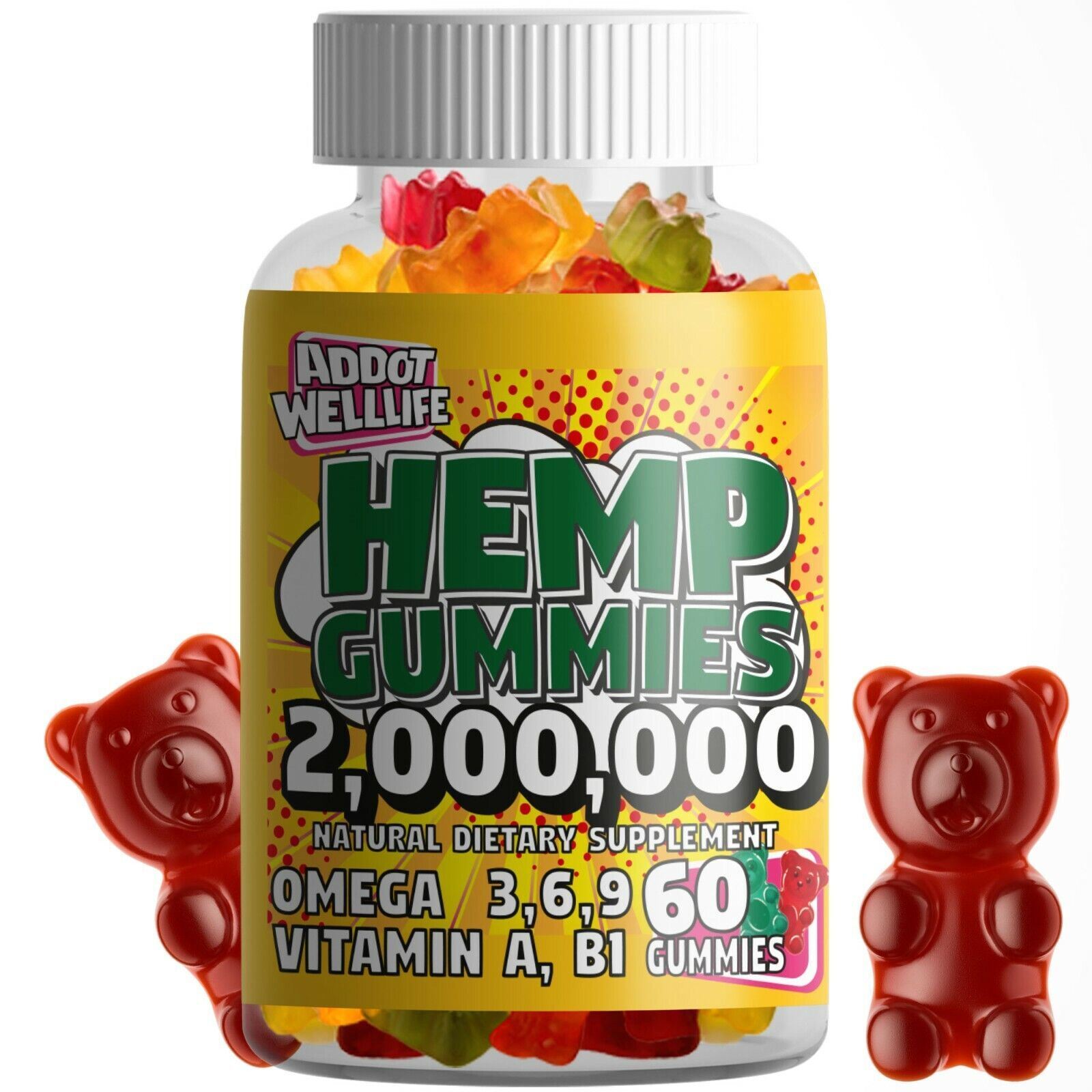 Vegan Gummies – Stress Relief, Pain Management, Anxiety & Sleep Support