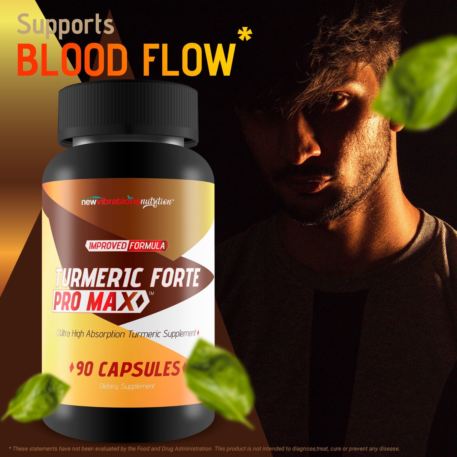 Turmeric Forte Pro Max – Extra Strength Ginger Turmeric with Black Pepper, Zinc
