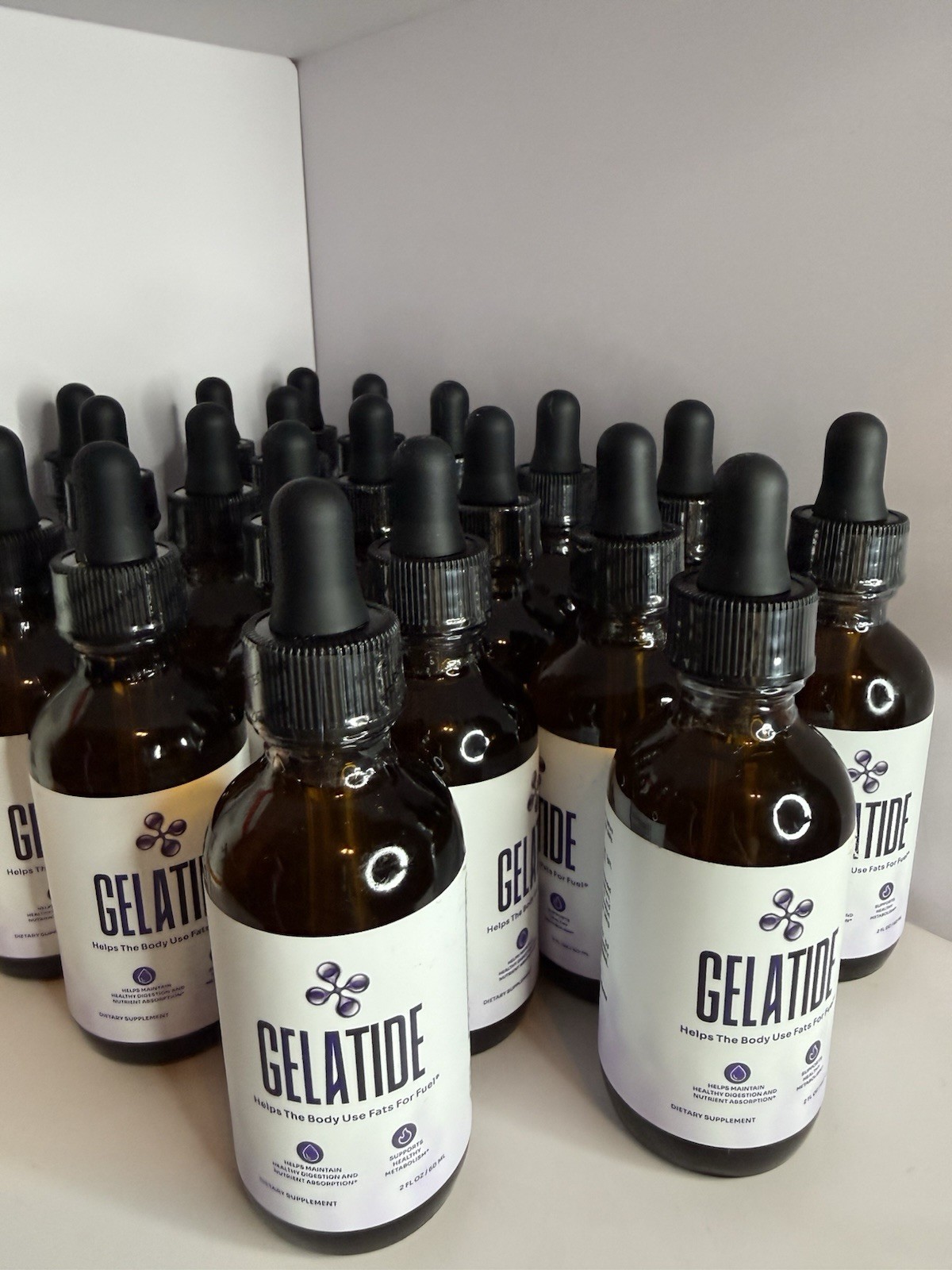 Gelatide Dietary Supplement Liquid Lemon 2 fl oz Exp 02/2026 Made in USA