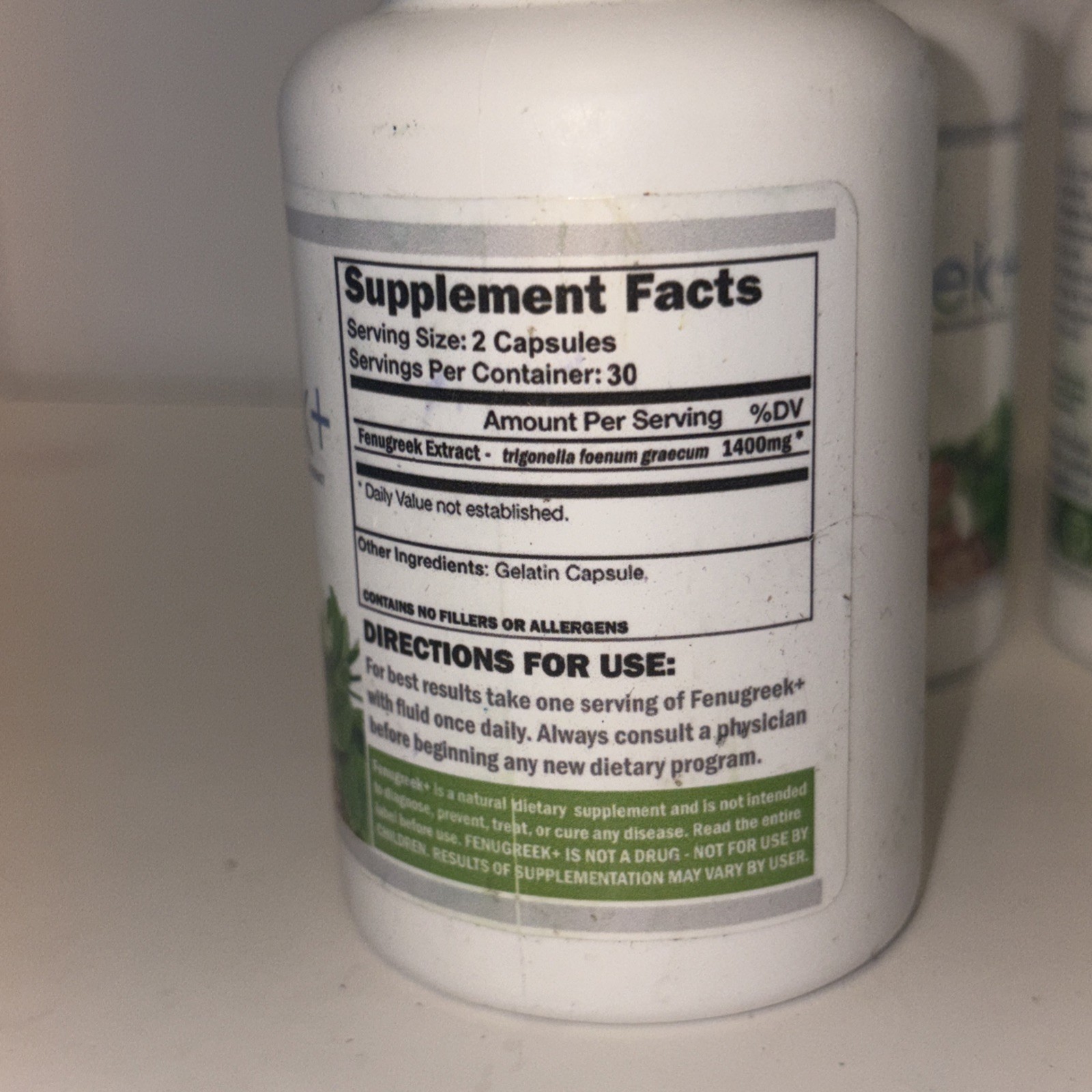 VH Nutrition Fenugreek+ 1400mg Extra Strength Fenugreek 60ct Three PK MFG1/2025