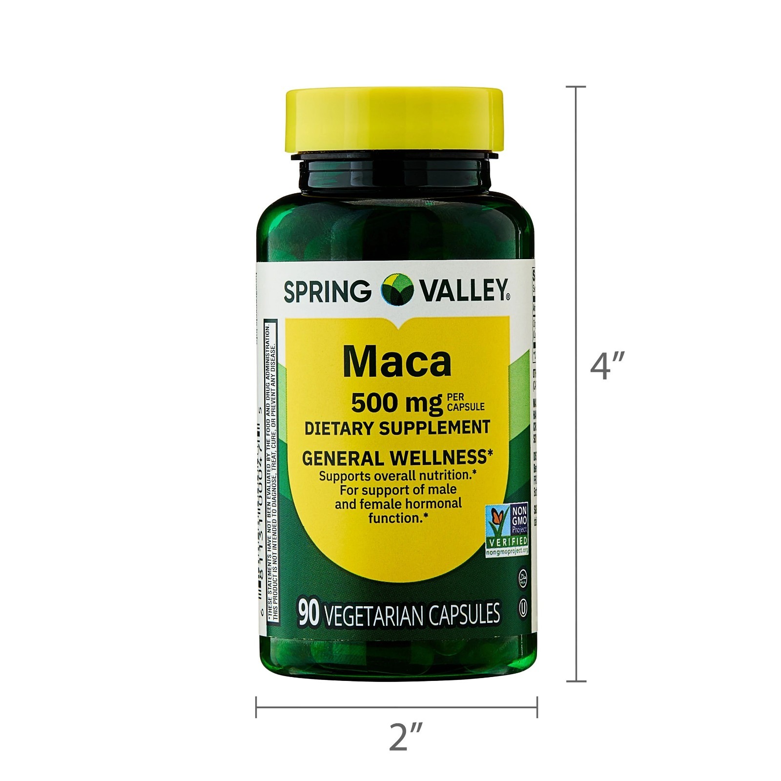 Spring Valley Maca Dietary Supplement – 500 mg – 90 count