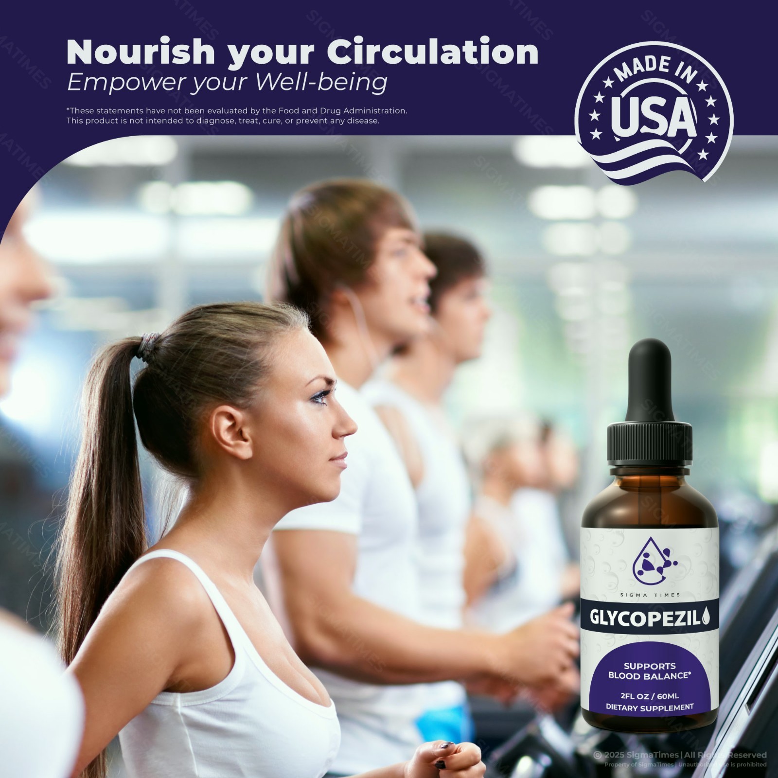 Glycopezil Drops, For Healthy Blood Support and Circulation (30 servs.)