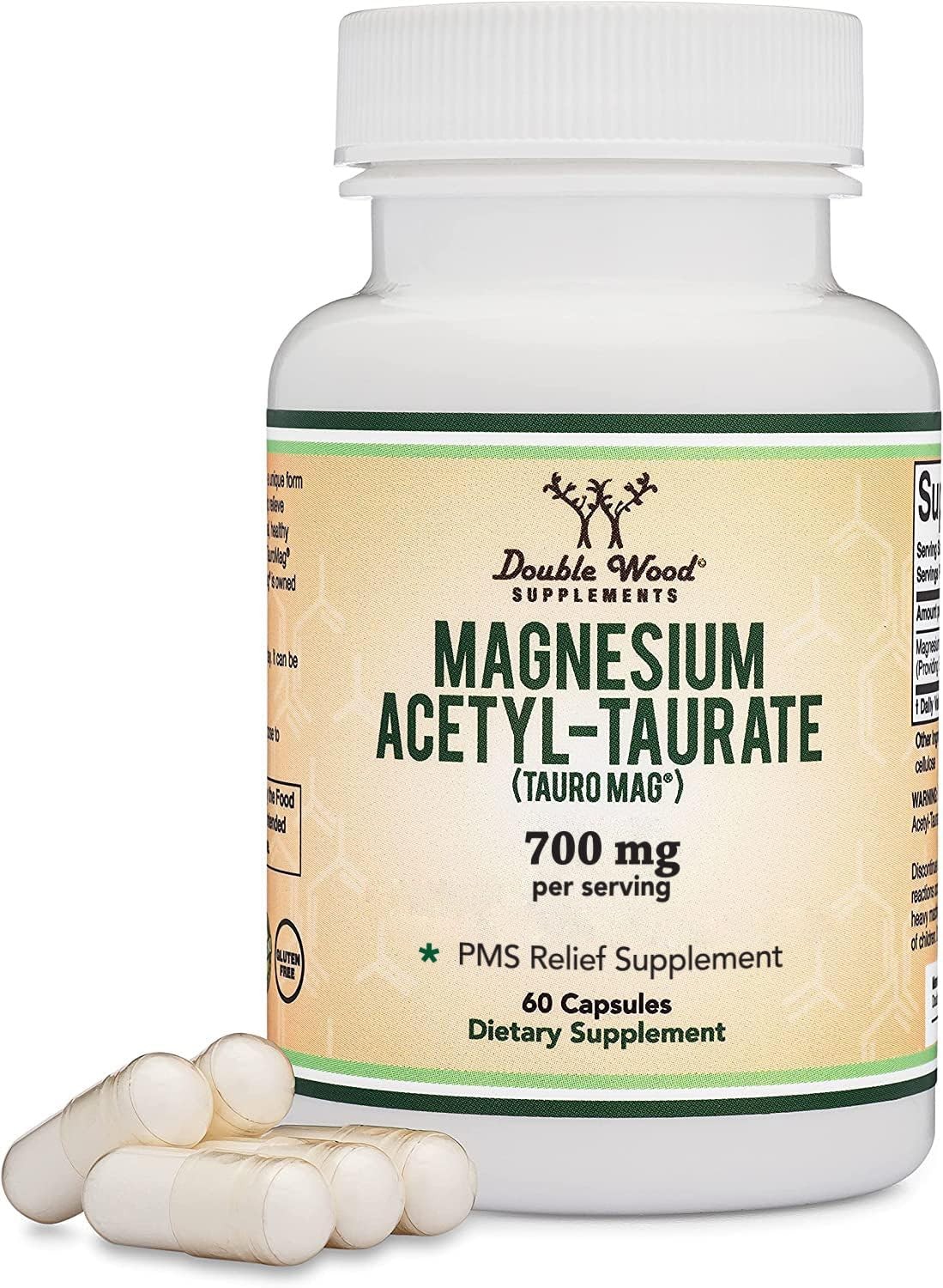 Magnesium Acetyl-Taurate (ATA MG, TauroMag) Novel and 60 Count (Pack of 1)