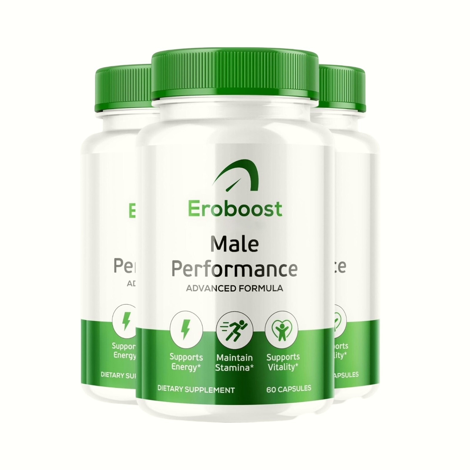 3-Pack Eroboost Male Health Pills to Boost Stamina and Performance -180 Capsules