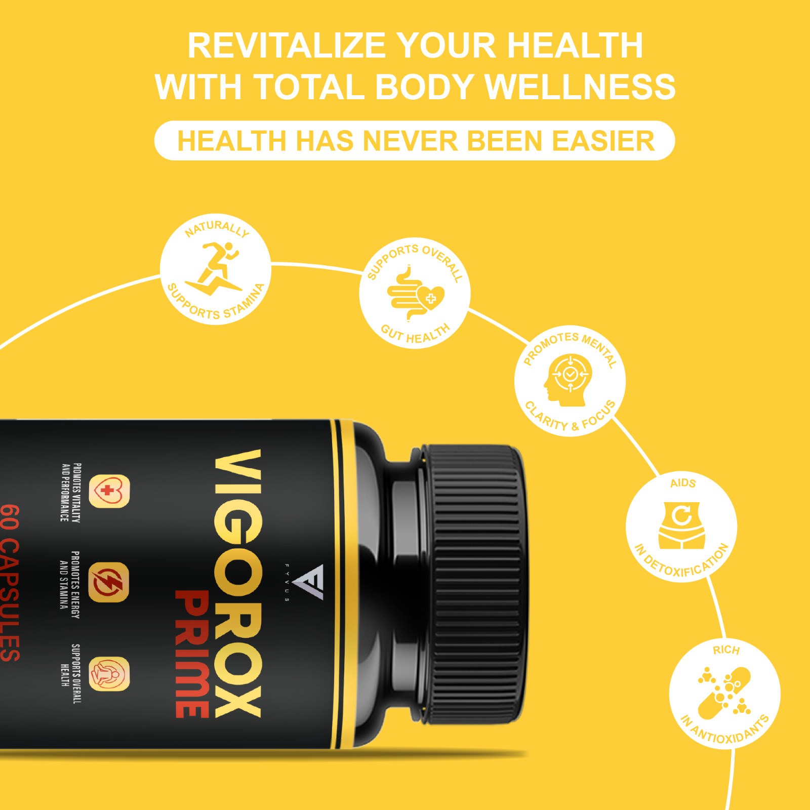Vigorox Prime Max Performance Supplement, VigoroxPrime (60 Capsules)