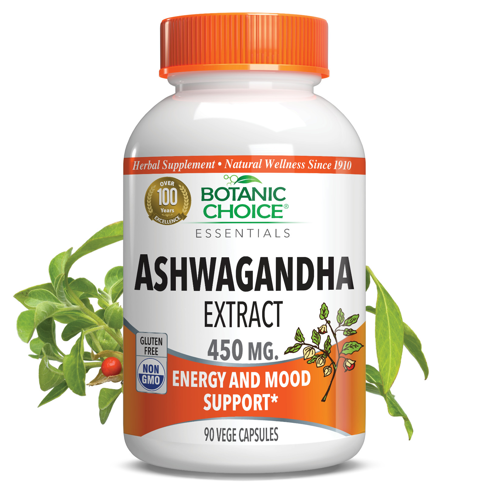 Ashwagandha Extract 450mg 90ct capsules