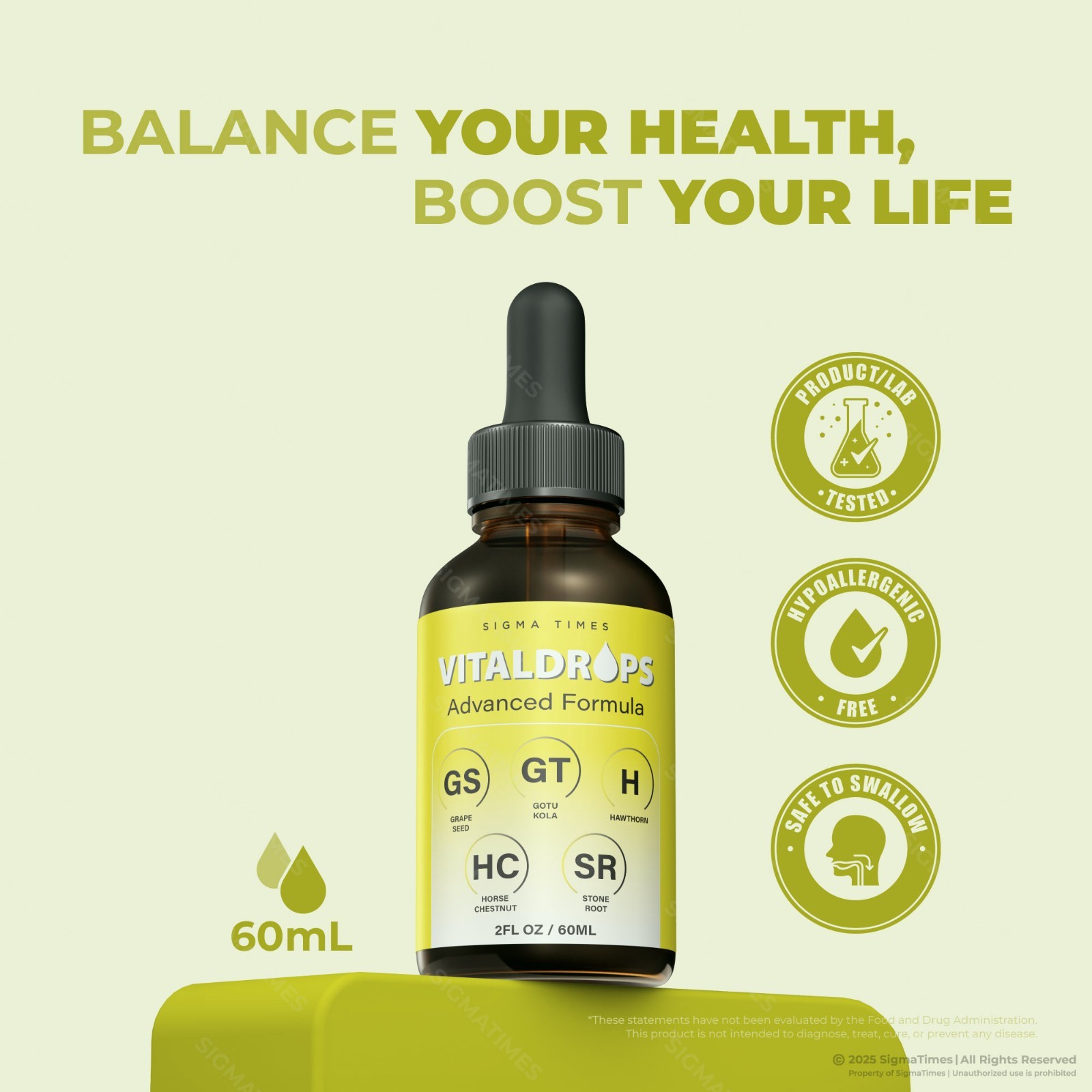 VitalDrops, Vital Drops Advanced Formula for Metabolism & Weight Loss (30 servs)