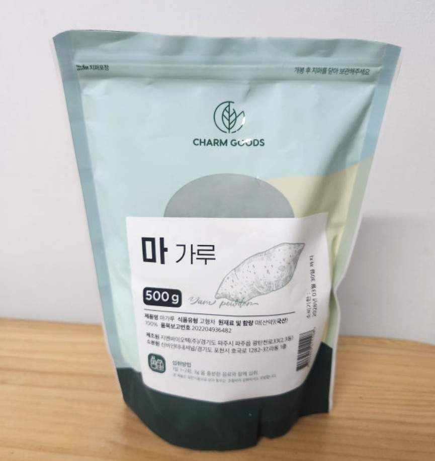 Korean Natural Wild Yam Root Powder 500g 100% Pure Sanyark Meal Replacement