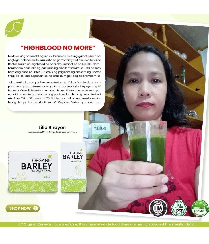 JC PURE Organic BARLEY Capsules from New Zealand NEW in Pkg.
