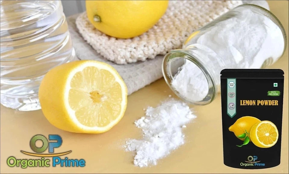 Organic Prime Pure Lemon Powder | Natural Vitamin C Detox Superfood