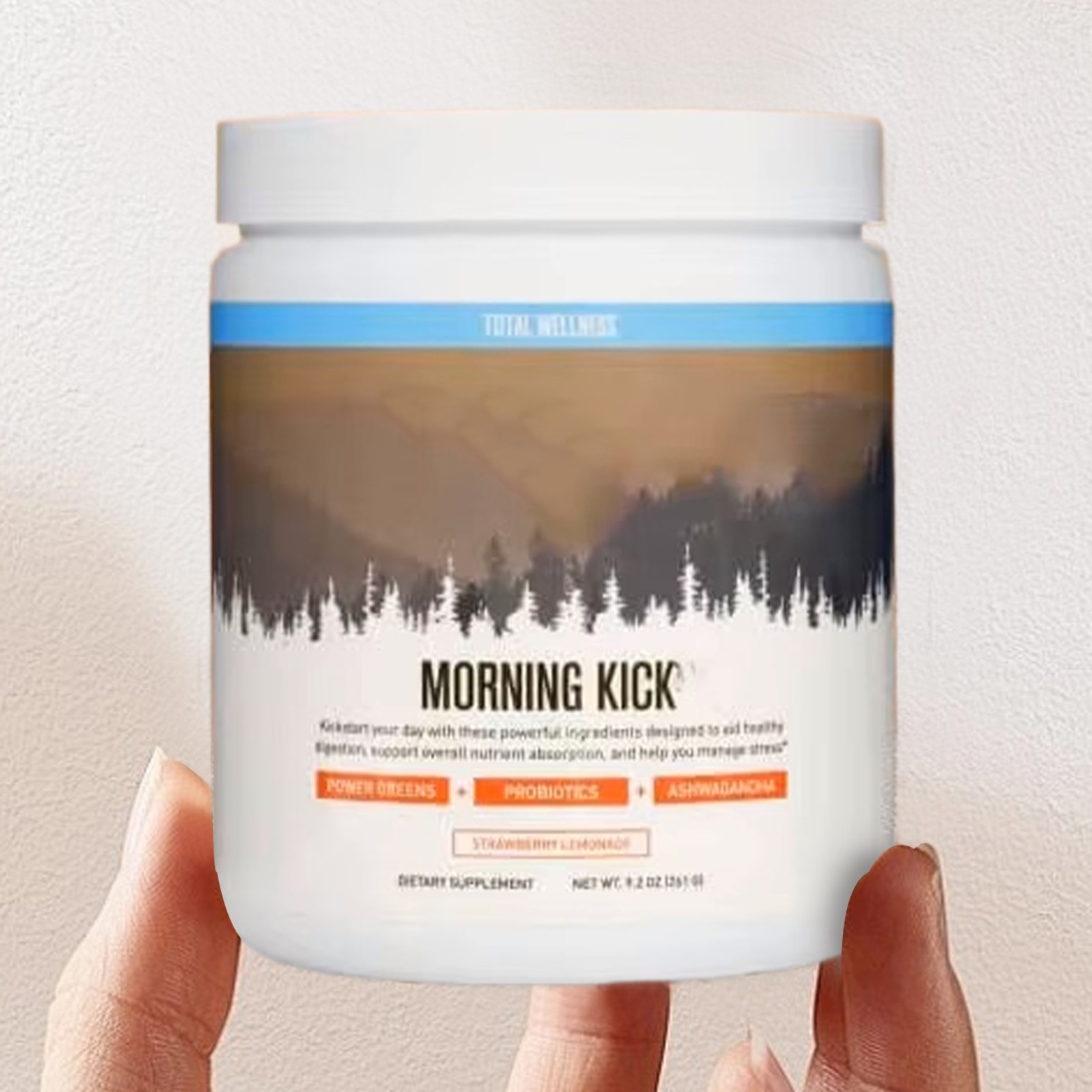 By Norris Chuck Morning Kick, Greens Superfood Powder Supplement With Ashwaganda