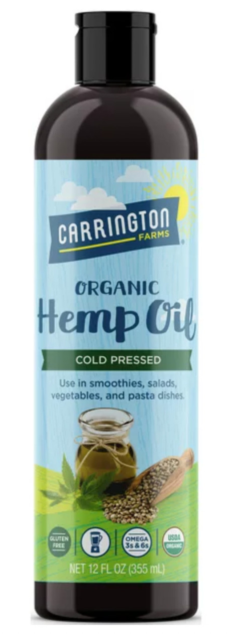 Carrington Farms Hemp Oil, 12oz