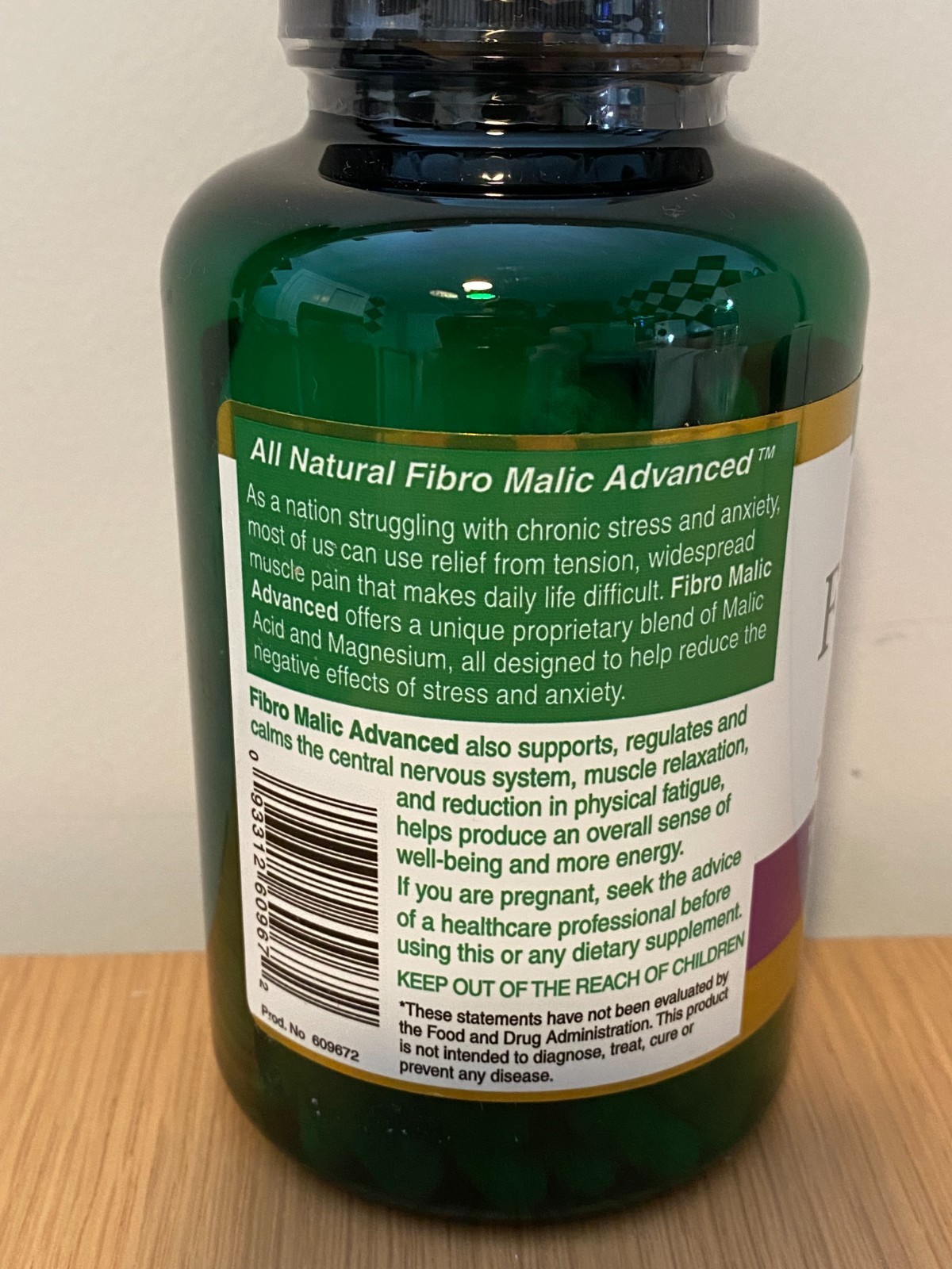 Trask Nutrition Fibro Malic Advanced Dietary Supplement with Olive Leaf 180 ct