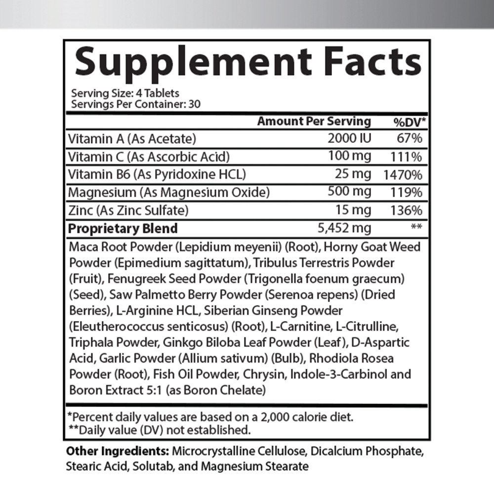 Angry Supplements Monster Test + Monster Just Tribulus Testosterona Booster
