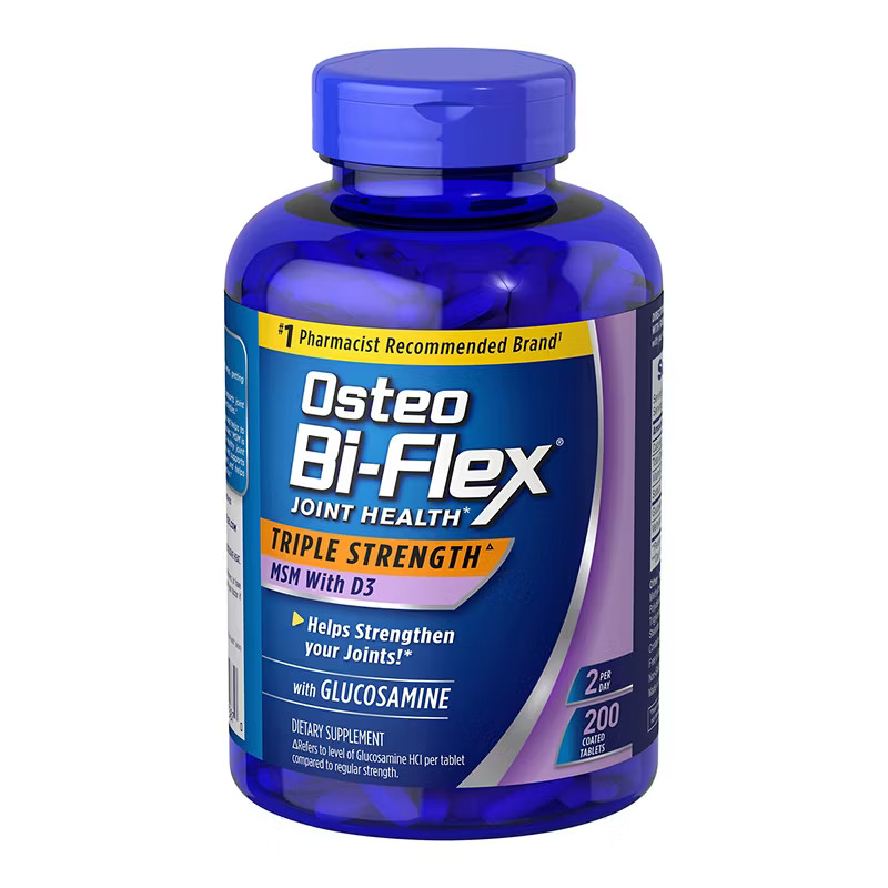 Osteo Bi Flex Glucosamine 1500 mg MSM D3 Tablets 200 Count EXP-8/27