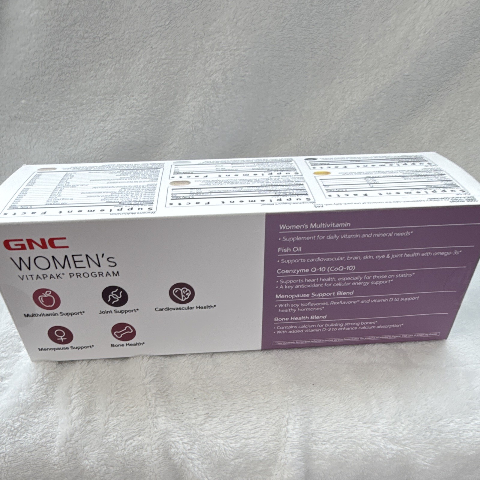 GNC Women’s Vitapak Program 50+ Multivitamin Pack 30 Day Supply 150 Pills