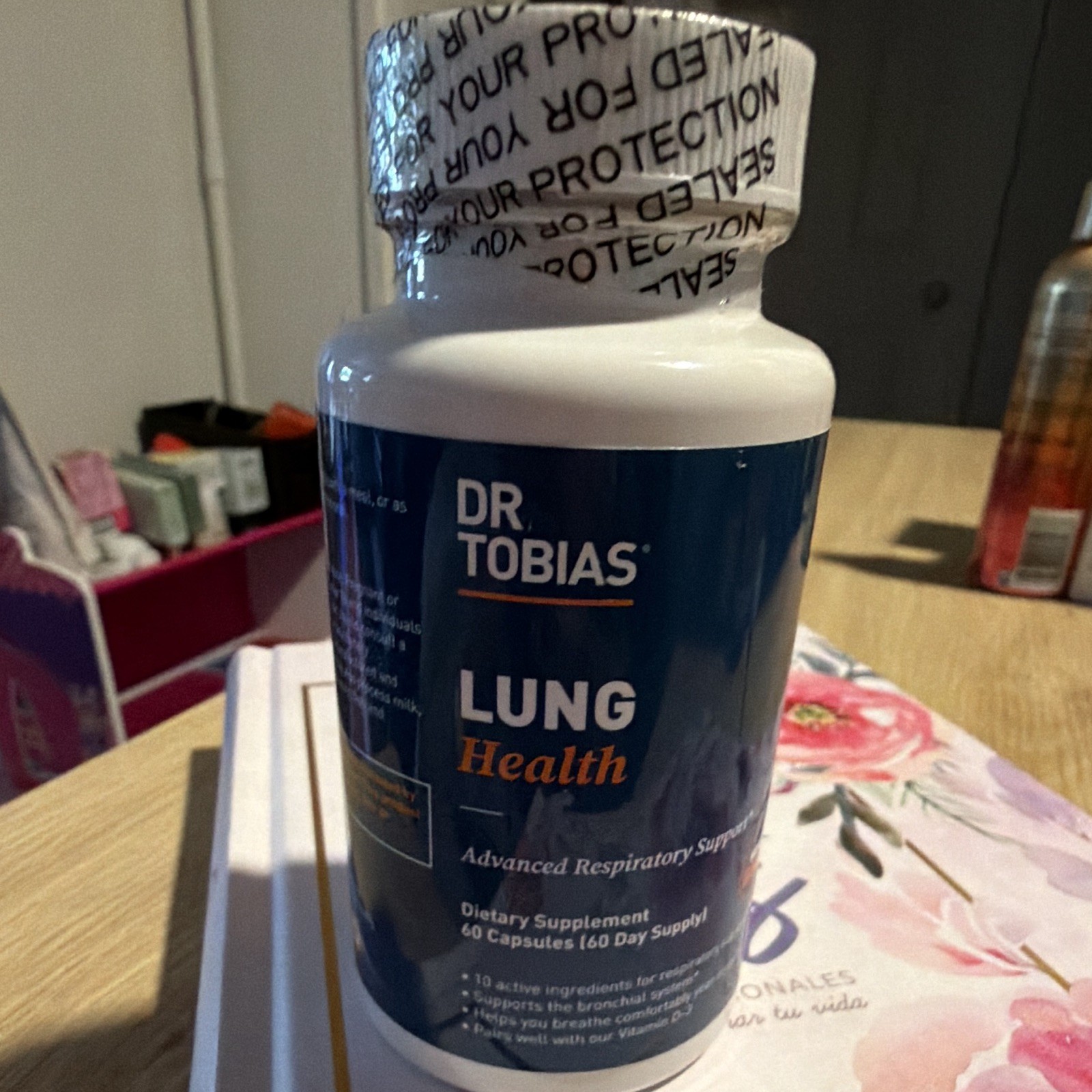 Dr. Tobias Lung Health Advanced Respiratory Support 60 Capsules Non-GMO