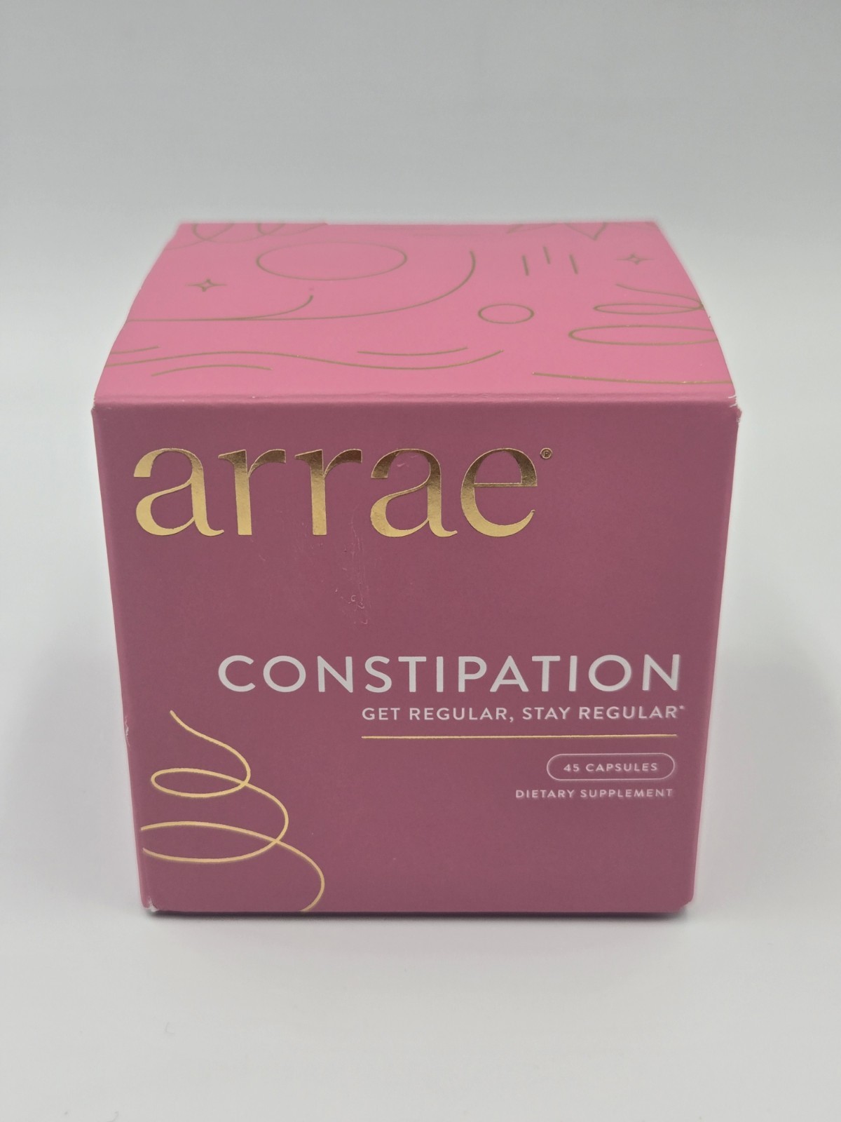 Arrae Constipation Get Regular, Relieve Bloat Supplement – 60ct EXP 07/27