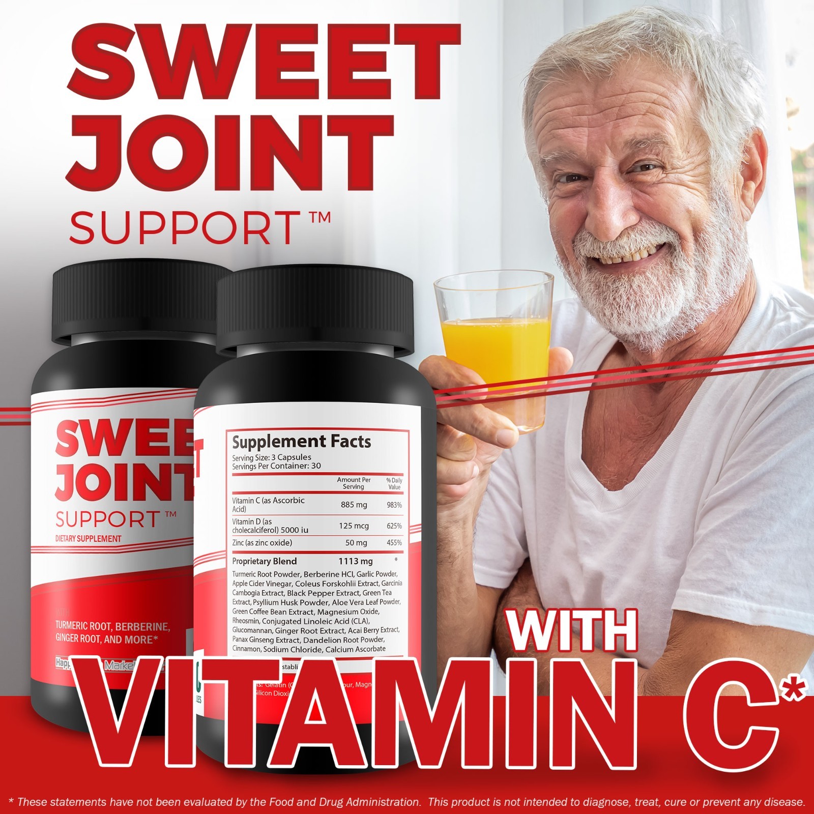 Sweet Joint Support – Our Best Turmeric Joint Support Supplement – Joint Pills