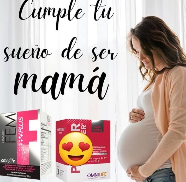 Omnilife FEM Plus, Power Gain, Omni Plus Powder Peach Hormonal Support for Women