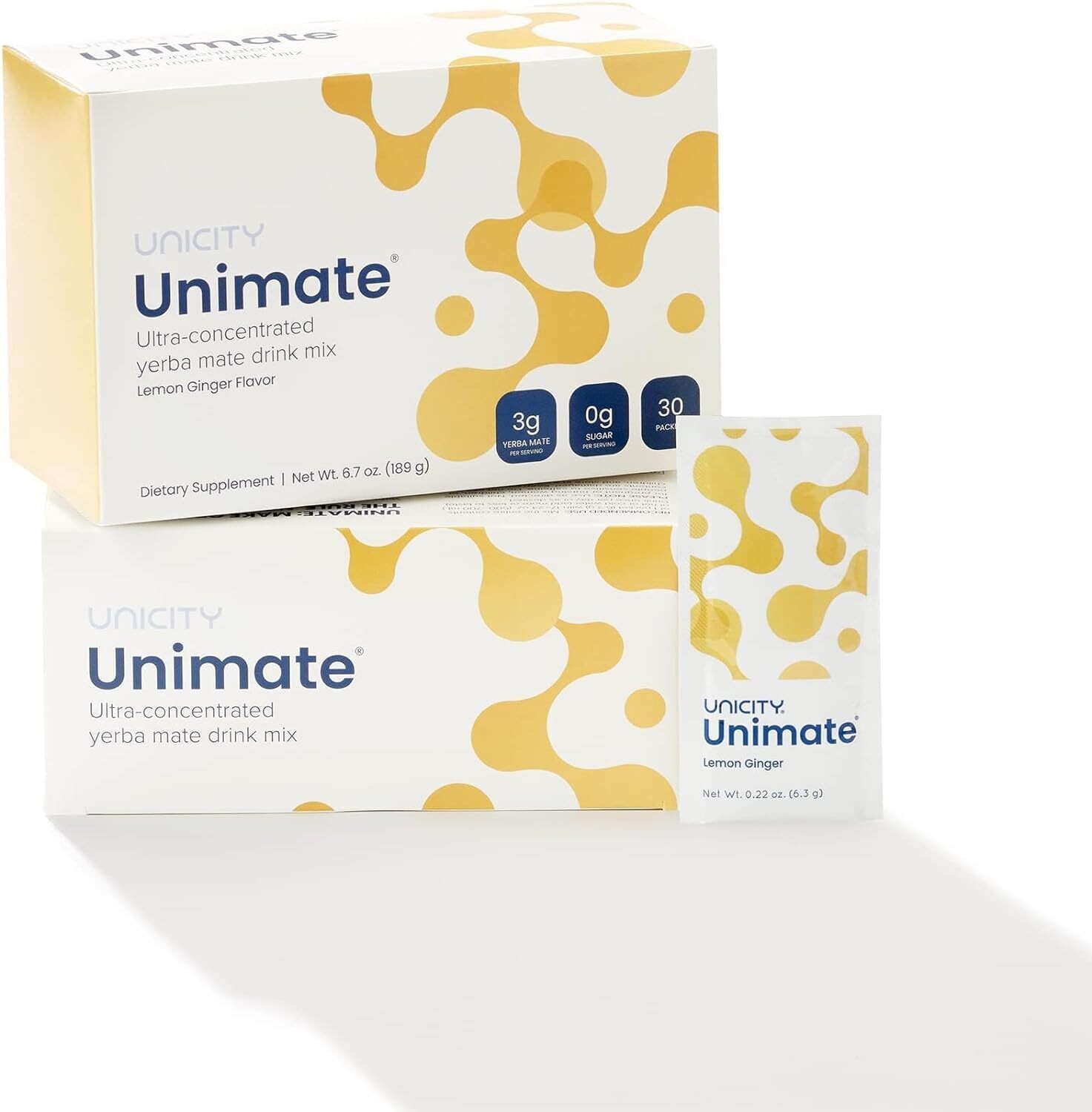 Unicity UNIMATE (Lemon Ginger, 30 Pouches) | Supports overall metabolic health