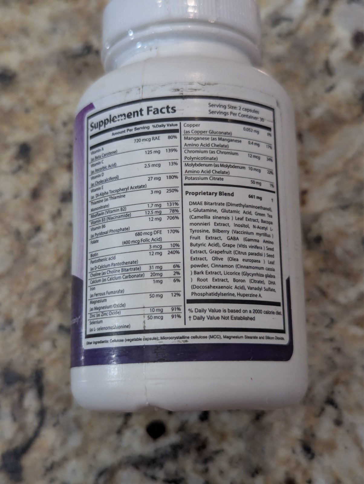 Memopezil Healthy Memory Supplement Brain Support 60 capsules exp: 03/2028