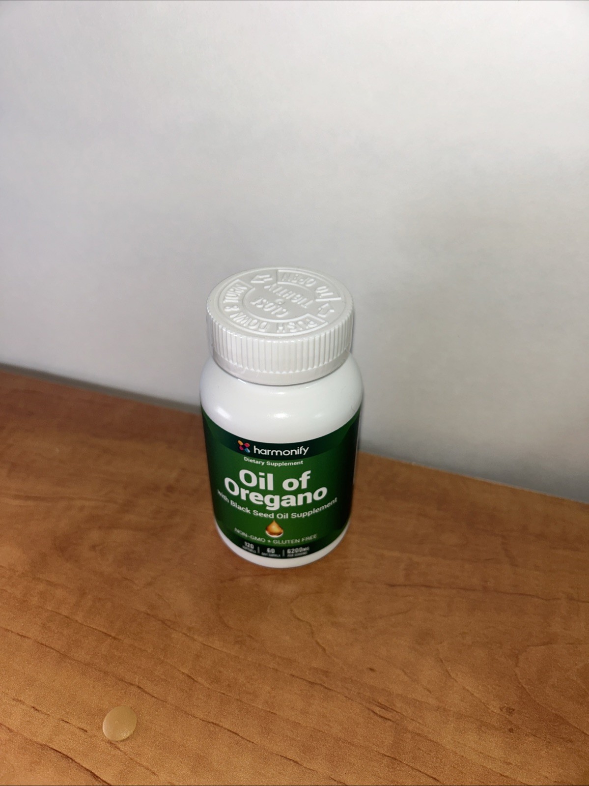 Harmonify Oil of Oregano Black Seed Oil Softgels 120 Count Non-GMO Gluten Free