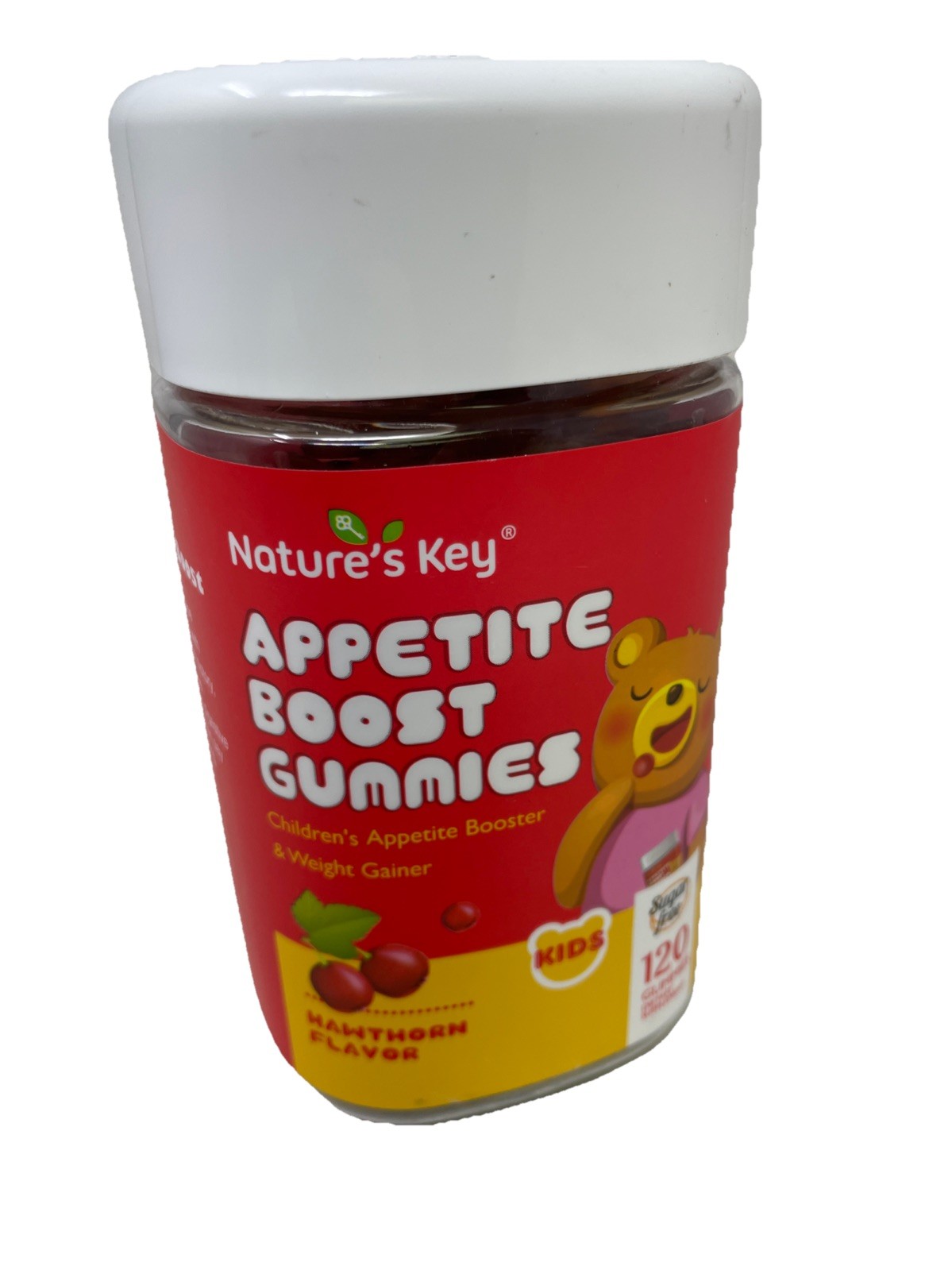 Nature’s Key Appetite Boost Gummies for Kids Hawthorn Flavor 120 gummies. 07/26