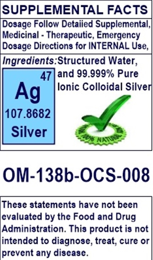 FREE SHIPPING!!! COLLOIDAL SILVER 1000 PPM 8 OZ.- IMMUNE SUPPORT WITH DROPPER