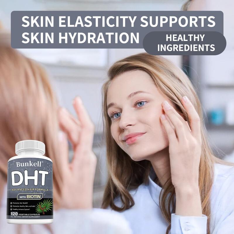 DHT Blocker with Biotin – Boosts Hair Growth & New Follicle Growth