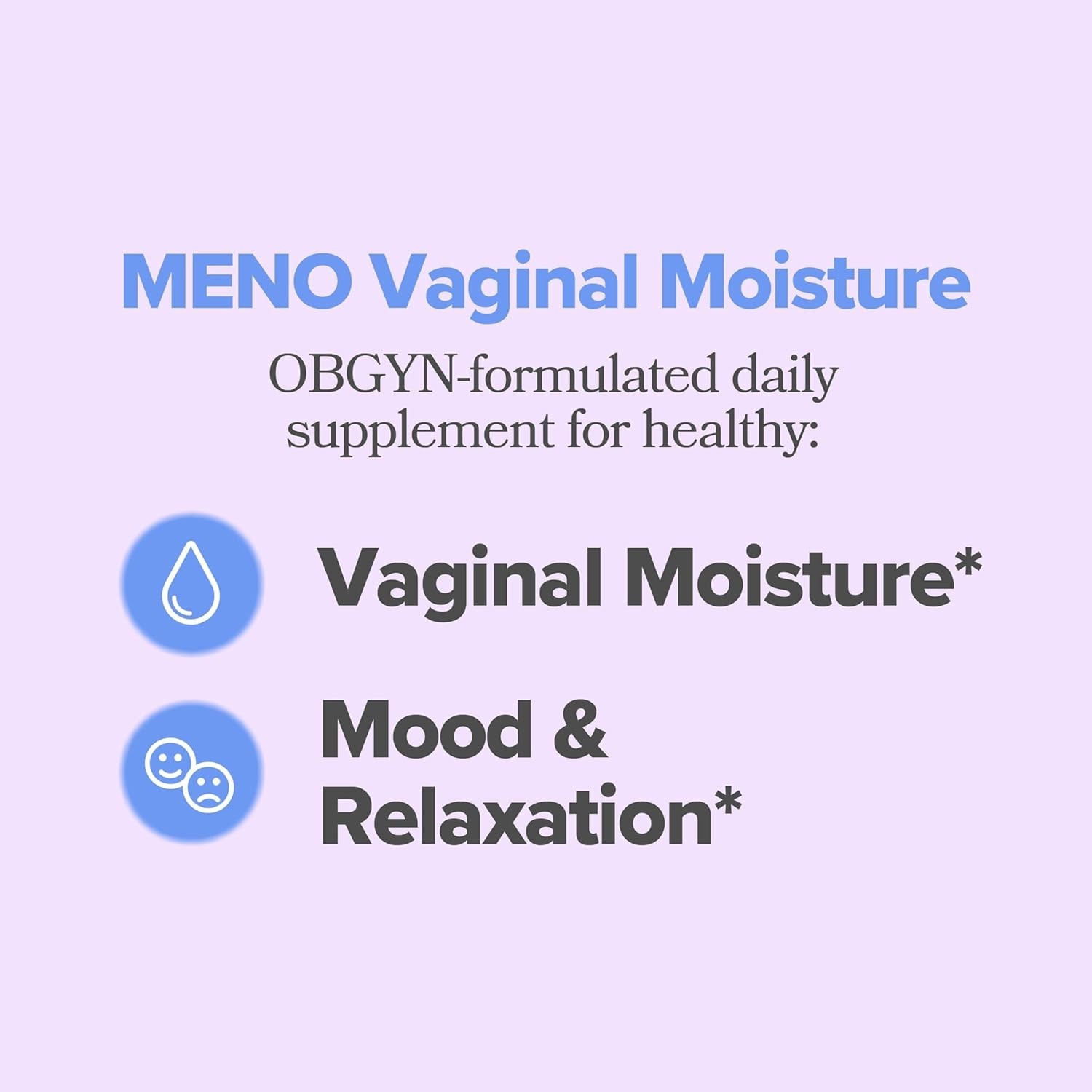 O Positiv MENO Vaginal Moisture 60 Capsules Menopause Support Women NEW