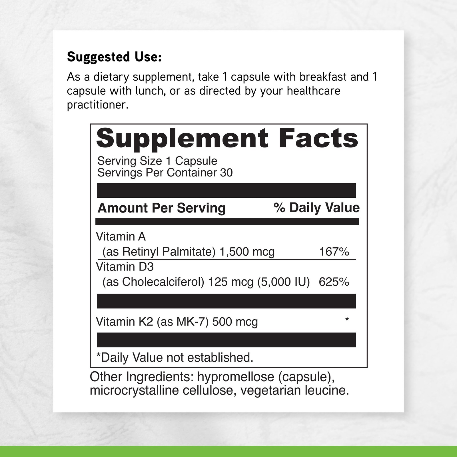 DAVINCI Labs ADK – Helps Support Bone, Heart 60 Count (Pack of 1), Off-white
